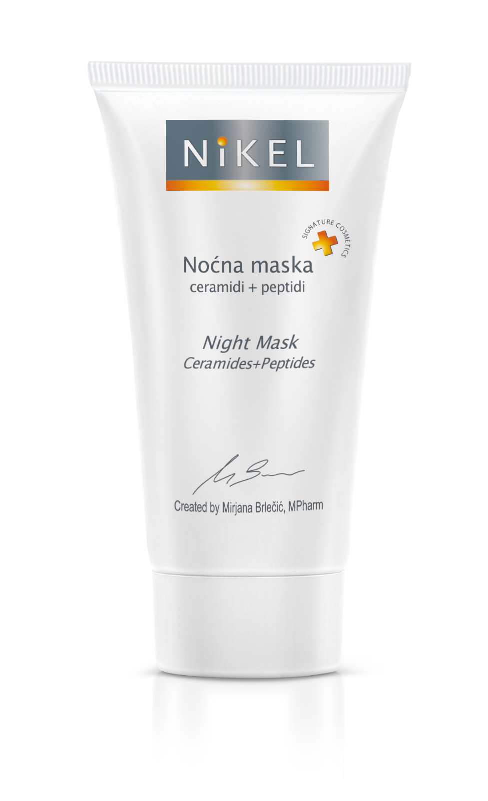 NiKEL Night Face Mask with Ceramides and Peptides for Skin Renewal and Hydration During the Night